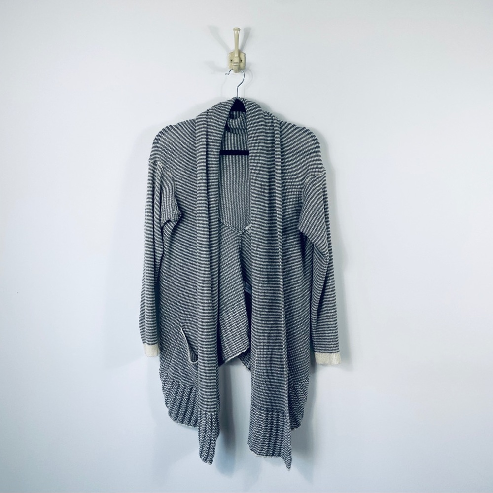 Womens Knox Rose XXL Cardigan Gray Knit Sweater